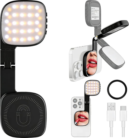 Luz Selfie Magnética Plegable