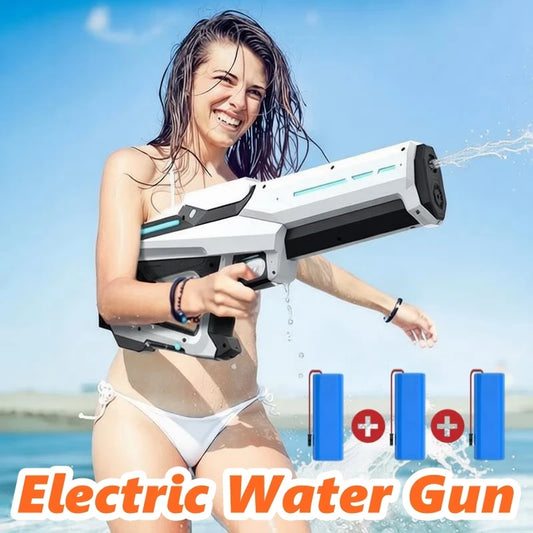 Electric Water Gun Toy for kids Adults Children Automatic Suction Water Blaster Summer Outdoor Fun Toy Beach Pool Garden Game