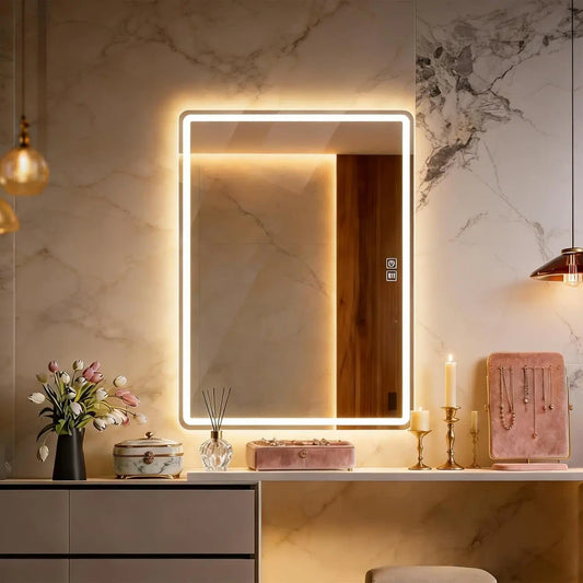 Espejo LED cuadrado antivaho