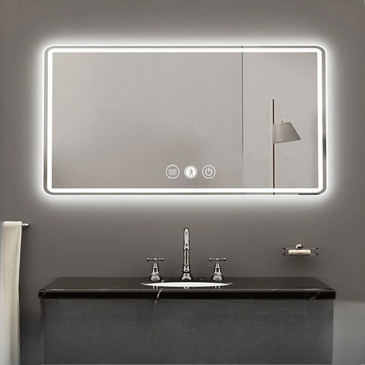 Espejo Rectangular con Iluminación LED